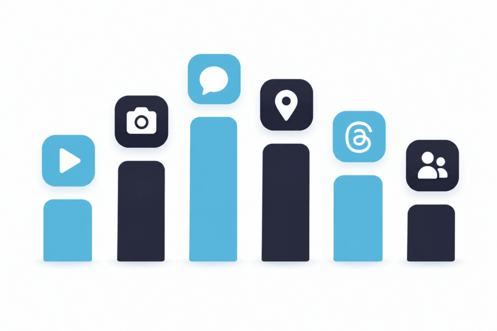 Share of Australian adults using each social media platform in 2026 for ecommerce brands planning follower growth
