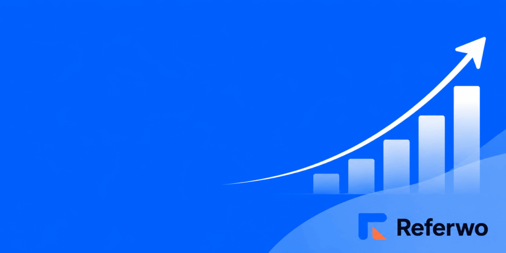 Referwo call-to-action banner for brands tracking ROAS